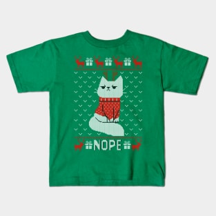 Reindeer Cat Kids T-Shirt